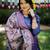 women's art silk woven butta motiff kurta pant with dupatta set
