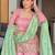 women's shimmer silk embroidered kurta palazzo with dupatta set