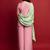 women's shimmer silk embroidered kurta palazzo with dupatta set