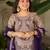 women's shimmer silk embroidered kurta sharara with dupatta set