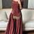 women's silk embroidered kurta palazzo with dupatta set