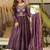 women's soft georgette embroidered anarkali kurta palazzo with dupatta set
