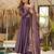 women's soft georgette embroidered anarkali kurta palazzo with dupatta set