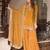 women's silk embroidered kurta palazzo dupatta set