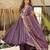 women's soft georgette embroidered anarkali kurta palazzo with dupatta set