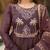 women's soft georgette embroidered anarkali kurta palazzo with dupatta set