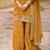 women's silk embroidered kurta palazzo dupatta set