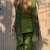 women shimmer silk embroidered kurta palazzo with dupatta set