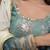 women's shimmer silk embroidered kurta palazzo with dupatta set