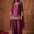 women's silk embroidered farshi salwar suit with dupatta set