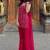 women's georgette embroidered kurta palazzo with dupatta set