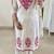 women's cotton blend embroidered kurta pant with dupatta set