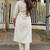 women's cotton blend embroidered kurta pant with dupatta set
