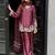 women's silk embroidered farshi salwar suit with dupatta set