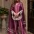 women's silk embroidered farshi salwar suit with dupatta set
