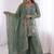 women's shimmer silk embroidered kurta palazzo with dupatta set