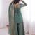 women's shimmer silk embroidered kurta palazzo with dupatta set
