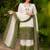 women's georgette embroidered kurta palazzo with dupatta set