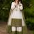 women's georgette embroidered kurta palazzo with dupatta set