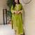 women's art silk embroidered kurta pant with dupatta set