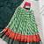 Women Leheriya Print Tasar Silk Lehenga Set with Zari Work & Chinon Sequins Dupatta