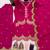 Rani pink embroidery chanderi cotton full stitched farshi salwar suit set