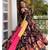Black embroidery silk full stitched anarkali suit