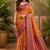 sangam prints dusty rose brown soft silk blend woven work traditional saree