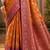 sangam prints dusty rose brown soft silk blend woven work traditional saree