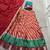 Women Leheriya Print Tasar Silk Lehenga Set with Zari Work & Chinon Sequins Dupatta