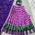 Women Leheriya Print Tasar Silk Lehenga Set with Zari Work & Chinon Sequins Dupatta