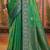 sangam prints emerald green soft silk blend woven work traditional saree