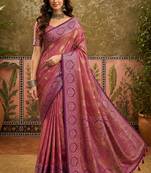 sangam prints mustard gold soft silk blend woven work traditional saree