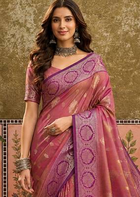 sangam prints mustard gold soft silk blend woven work traditional saree 2