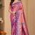 sangam prints dusty rose pink soft silk blend woven work traditional saree