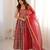 women's chanderi woven motiff anarkali kurta pant with dupatta set