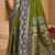 sangam prints olive green soft silk blend woven work traditional saree