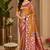 sangam prints mustard gold soft silk blend woven work traditional saree