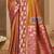 sangam prints mustard gold soft silk blend woven work traditional saree