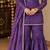 Purple bandhani print sharara suit with dupatta