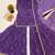 Purple bandhani print sharara suit with dupatta