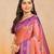 sangam prints dusty rose pink soft silk blend woven work traditional saree