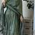 Bottle green embroidered anarkali suit with dupatta