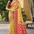 sangam prints mustard yellow assam silk blend woven work traditional saree