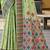 sangam prints light mint green assam silk blend woven work traditional saree