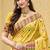 sangam prints lemon yellow assam silk blend woven work traditional saree
