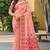 sangam prints blush peach assam silk blend woven work traditional saree
