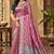 sangam prints mauve pink silk blend woven work traditional saree