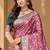 sangam prints mauve pink silk blend woven work traditional saree