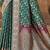 sangam prints peacock green silk blend woven work traditional saree